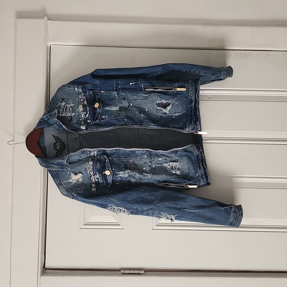 Ferrari Massari denim jacket hustler blue